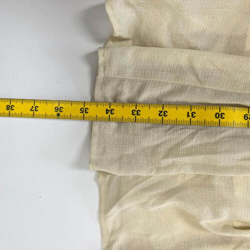 $385 NWOT See by Chloé Off-White Embroidered Maxi Skirt Size 38/L Pull-On - Picture 12 of 13